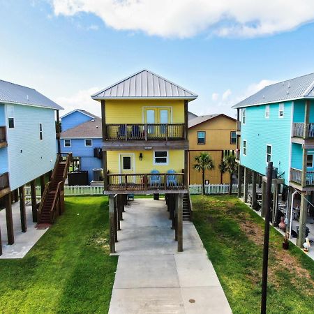 Yellow Beach Haven, Decks, Views, Mere Steps To Sand Galveston Eksteriør billede