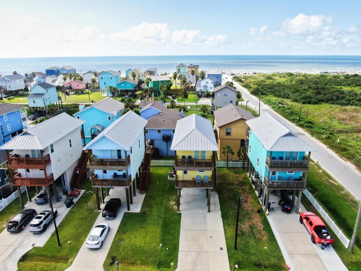 Yellow Beach Haven, Decks, Views, Mere Steps To Sand Galveston Eksteriør billede